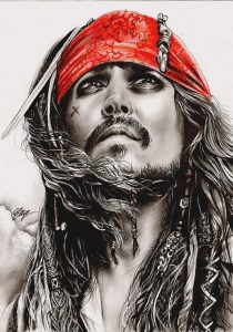 Captain Jack Sparrow © Eleonora Arenti